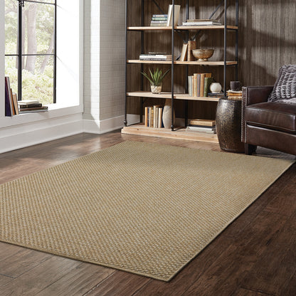 Tapis d'intérieur et d'extérieur tissé ton sur ton Veranda de Style Haven