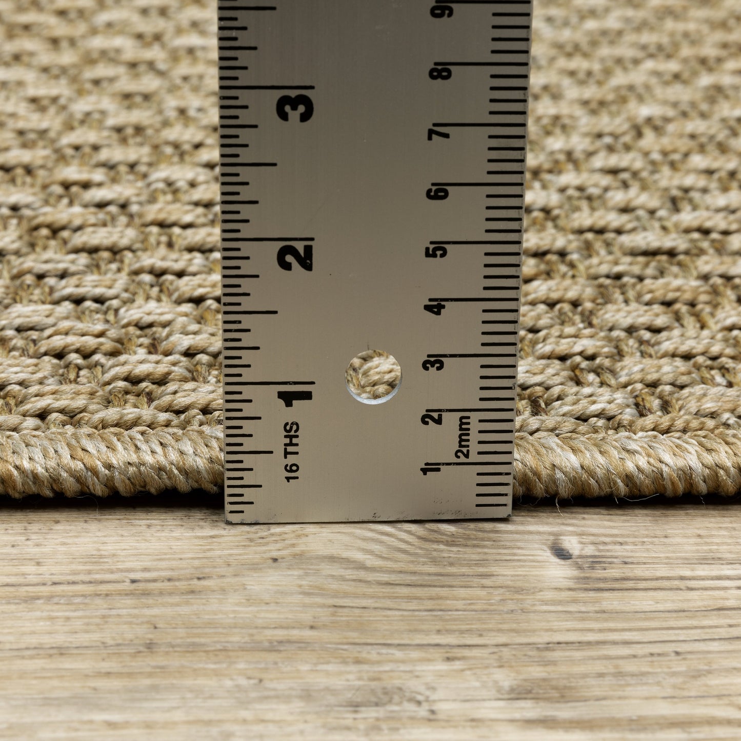 Tapis d'intérieur et d'extérieur tissé ton sur ton Veranda de Style Haven