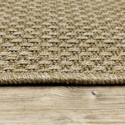 Tapis d'intérieur et d'extérieur tissé ton sur ton Veranda de Style Haven