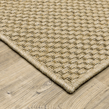Tapis d'intérieur et d'extérieur tissé ton sur ton Veranda de Style Haven