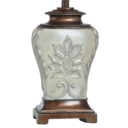 Lampe de table StyleCraft Magonia - Crème, blanc cassé avec finition dorée antique