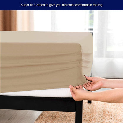 Drap-housse à poche profonde en microfibre de qualité supérieure Subrtex de 15 pouces
