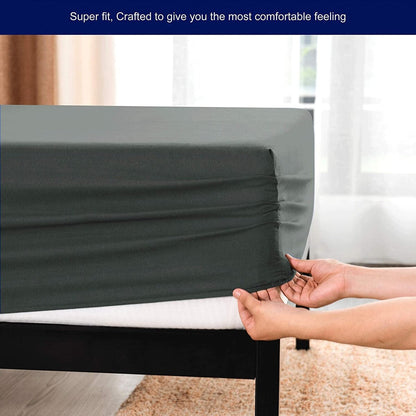 Drap-housse à poche profonde en microfibre de qualité supérieure Subrtex de 15 pouces
