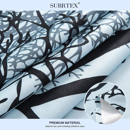 Rideaux occultants imprimés Subrtex, 2 pièces, rideaux de fenêtre colorés