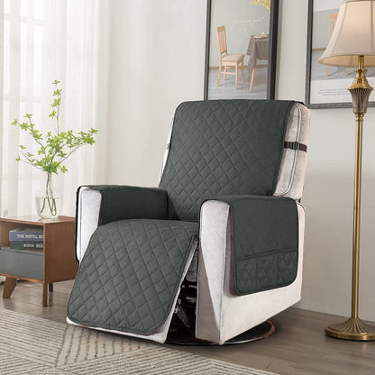 Housse de protection réversible et antidérapante pour fauteuil inclinable Subrtex - Grande taille