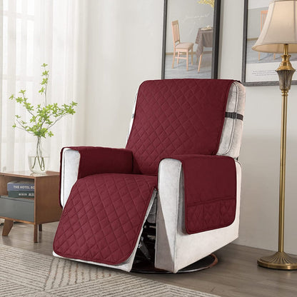 Housse de protection réversible et antidérapante pour fauteuil inclinable Subrtex - Grande taille
