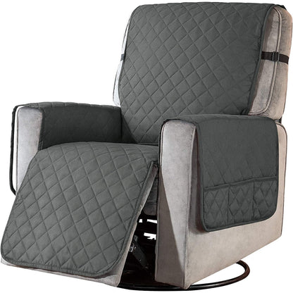 Housse de protection réversible et antidérapante pour fauteuil inclinable Subrtex - Grande taille