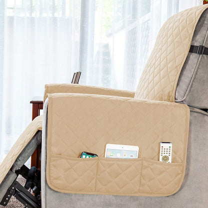Housse de protection réversible et antidérapante pour fauteuil inclinable Subrtex - Grande taille