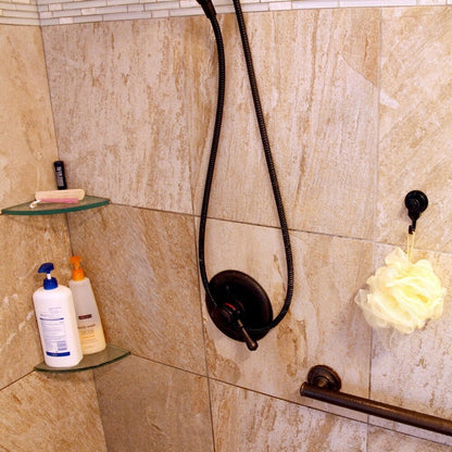 Lot de 2 crochets à ventouse pour rangement mural de douche et de cuisine en luffa