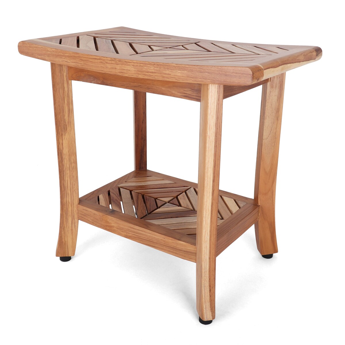 Banc de douche en teck de Sumatra - N/A