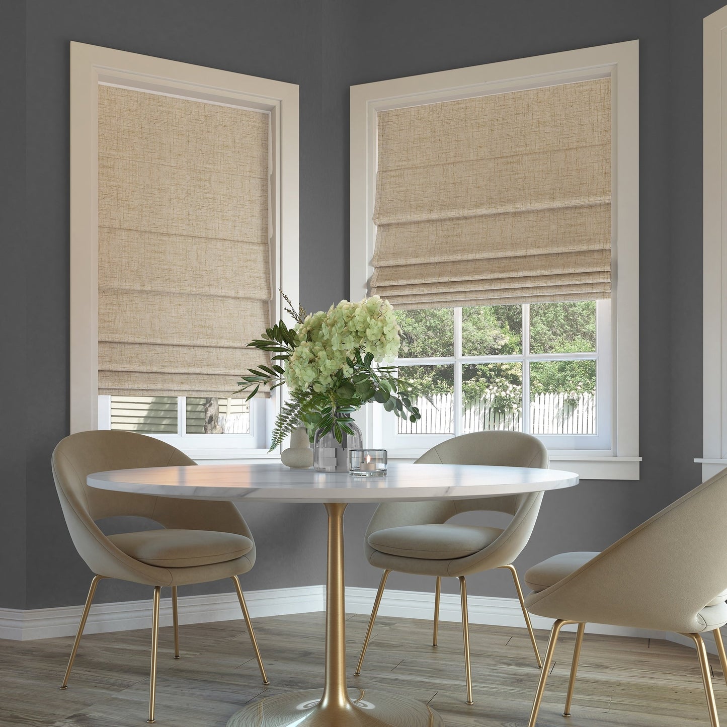 Store romain texturé occultant total sans fil Sun Zero Somerton