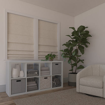 Store romain texturé occultant total sans fil Sun Zero Somerton