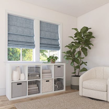Store romain texturé occultant total sans fil Sun Zero Somerton