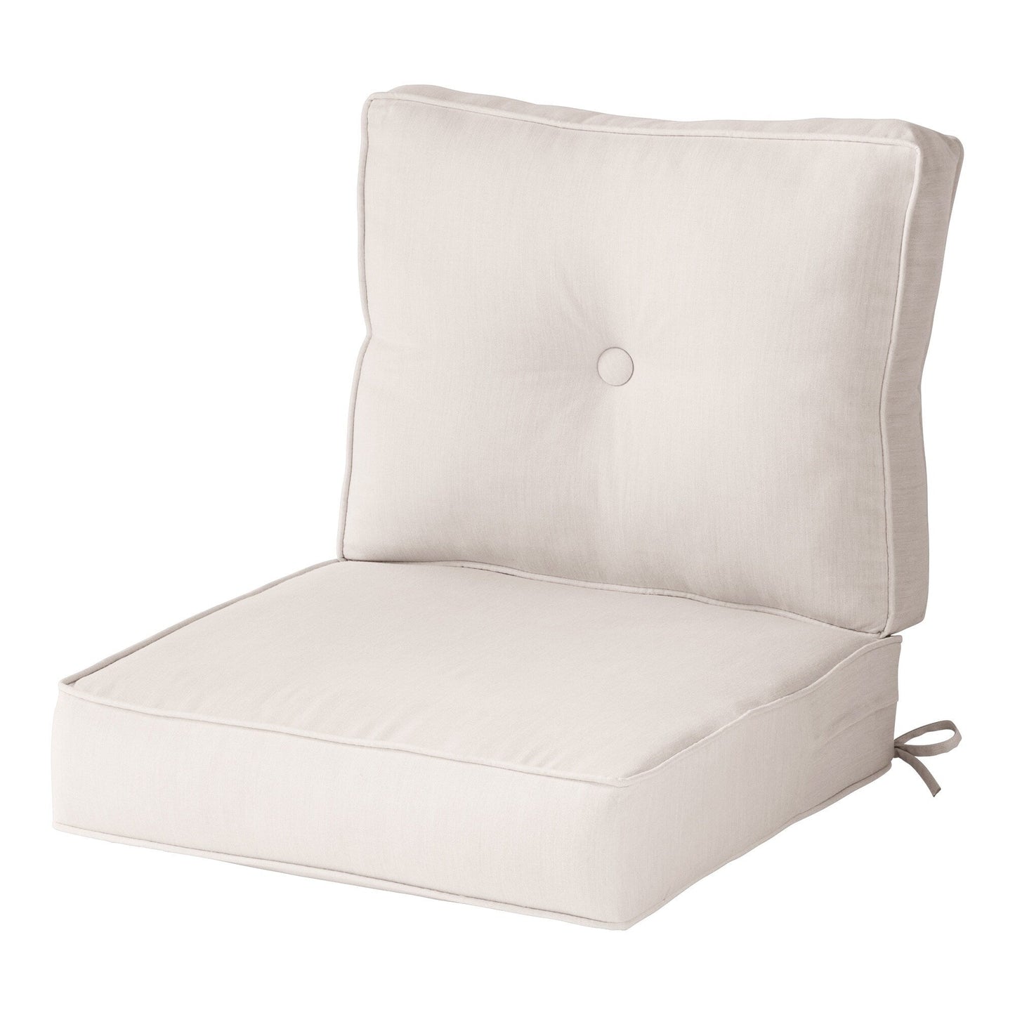 Ensemble de coussins d'extérieur à siège profond Sunbrella de qualité supérieure, 2 pièces