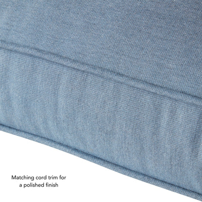 Ensemble de coussins d'extérieur à siège profond Sunbrella de qualité supérieure, 2 pièces