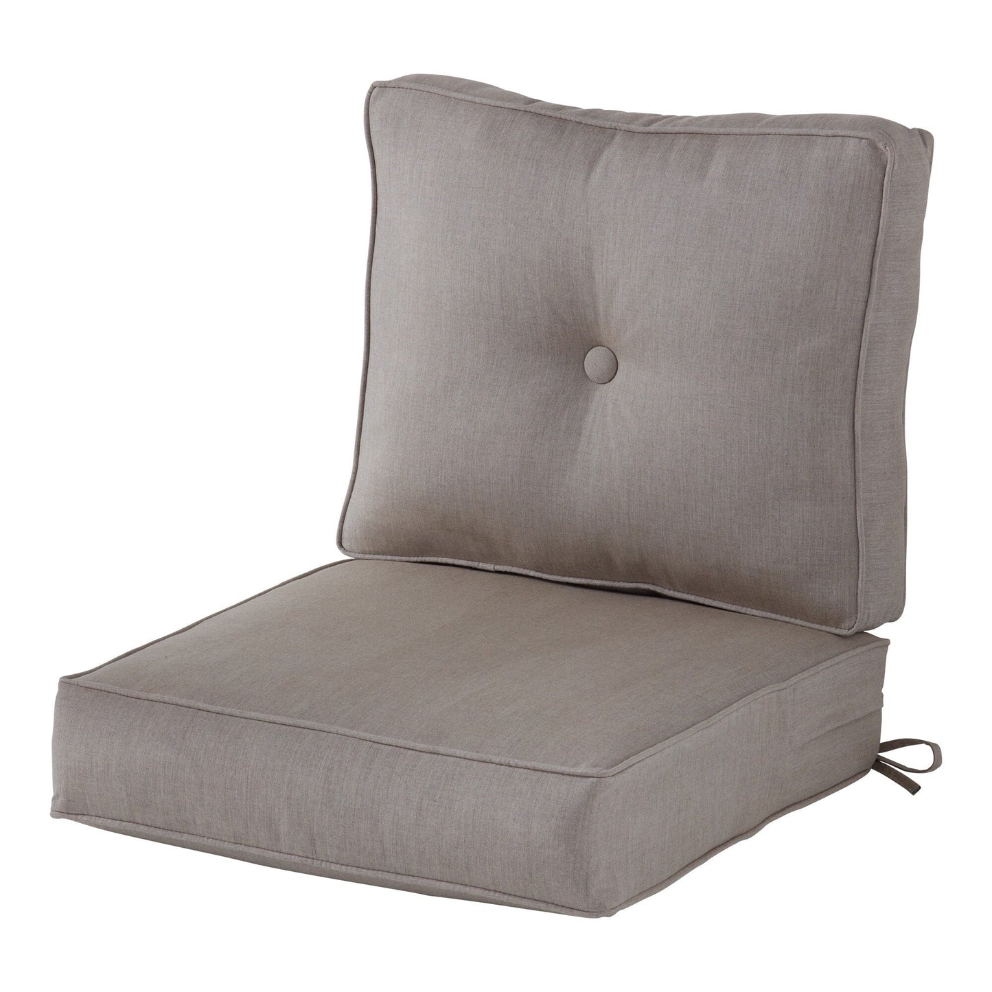 Ensemble de coussins d'extérieur à siège profond Sunbrella de qualité supérieure, 2 pièces