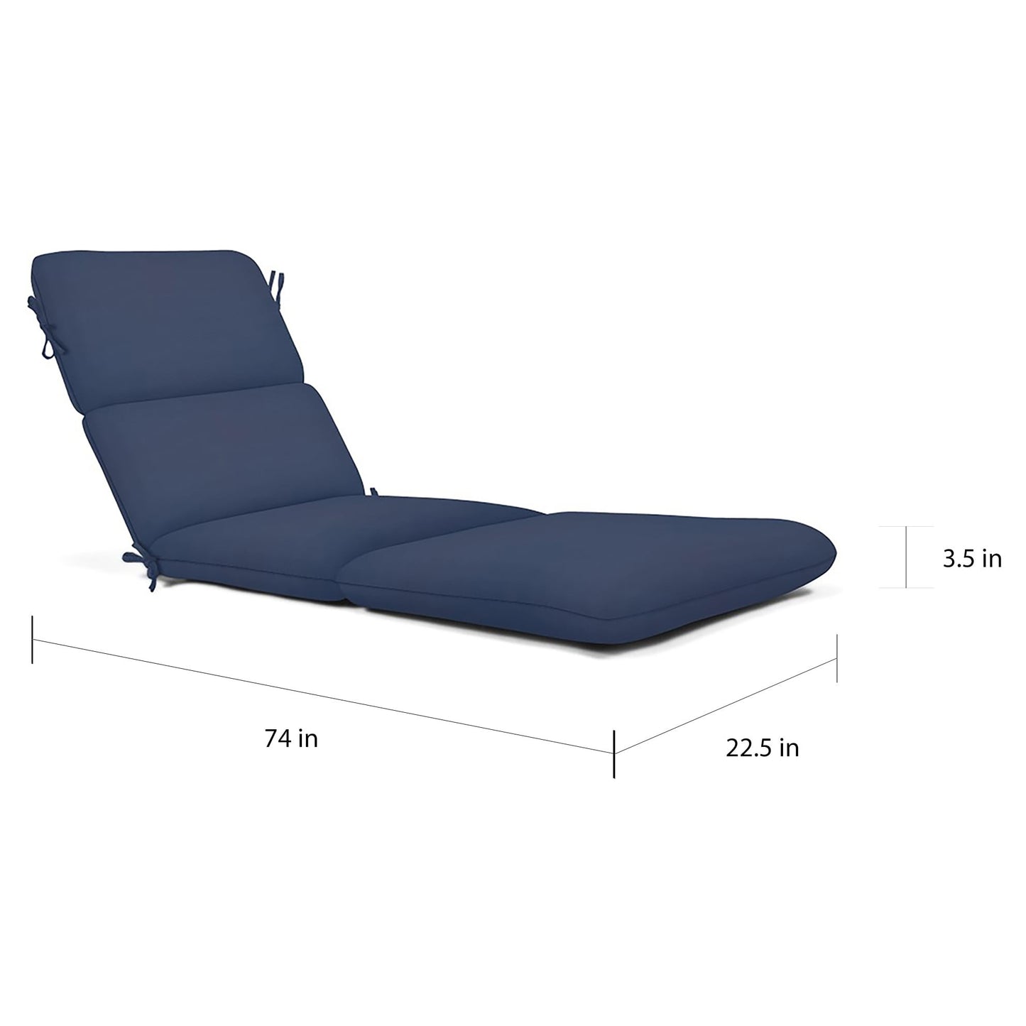 Coussin de chaise longue Sunbrella