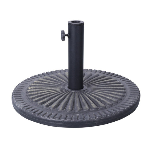 Base de parasol universelle en ciment résistante aux intempéries Sunburst