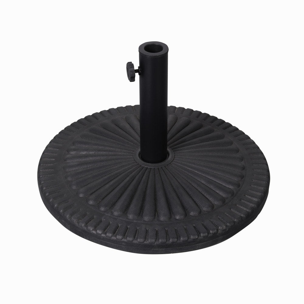 Base de parasol universelle en ciment résistante aux intempéries Sunburst