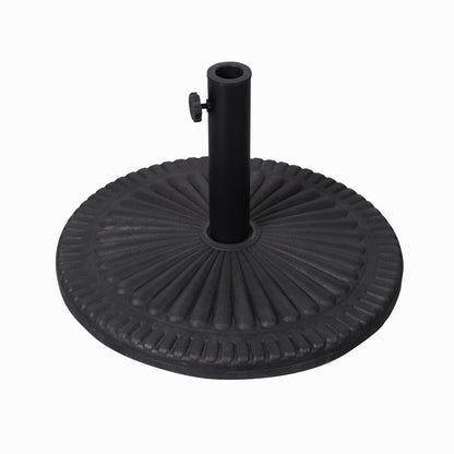 Base de parasol universelle en ciment résistante aux intempéries Sunburst