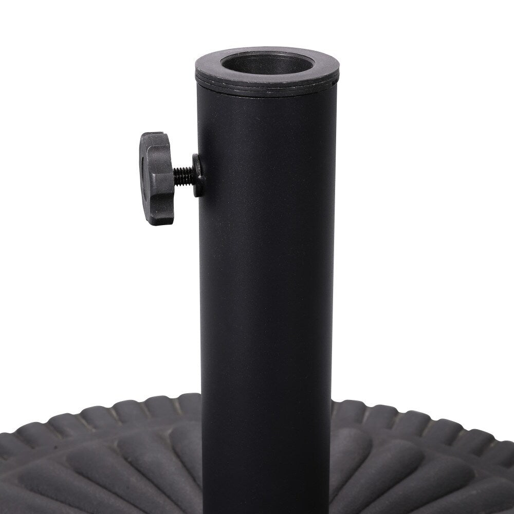 Base de parasol universelle en ciment résistante aux intempéries Sunburst