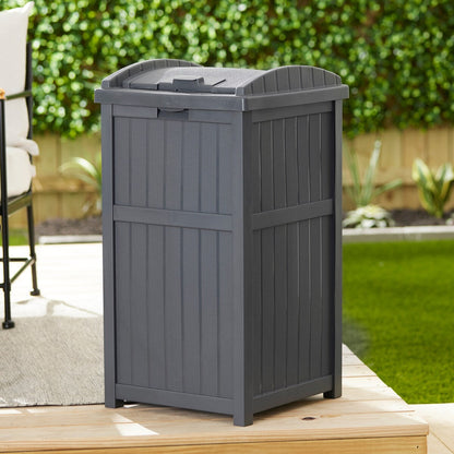 Poubelles dissimulées Suncast de 30 gallons pour l'extérieur et le cyberespace