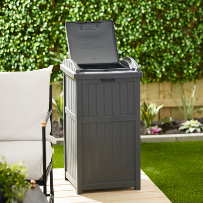 Poubelles dissimulées Suncast de 30 gallons pour l'extérieur et le cyberespace