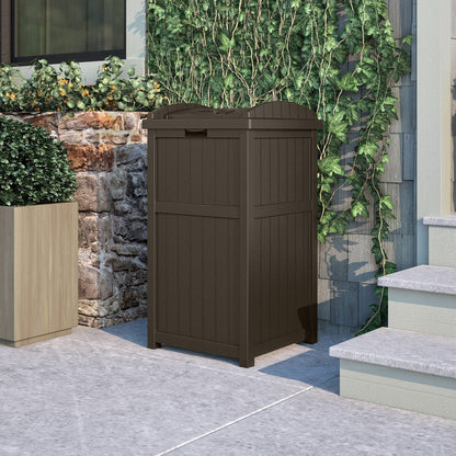 Poubelles dissimulées Suncast de 30 gallons pour l'extérieur et le cyberespace