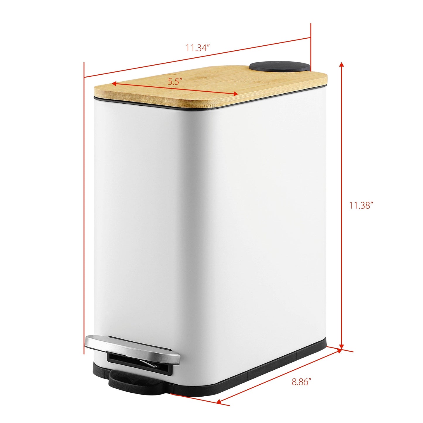 Poubelle SunnyPoint de 5 litres / 1,32 gallon