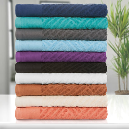 Ensemble de serviettes 6 pièces en coton égyptien 100 % tissé de qualité supérieure