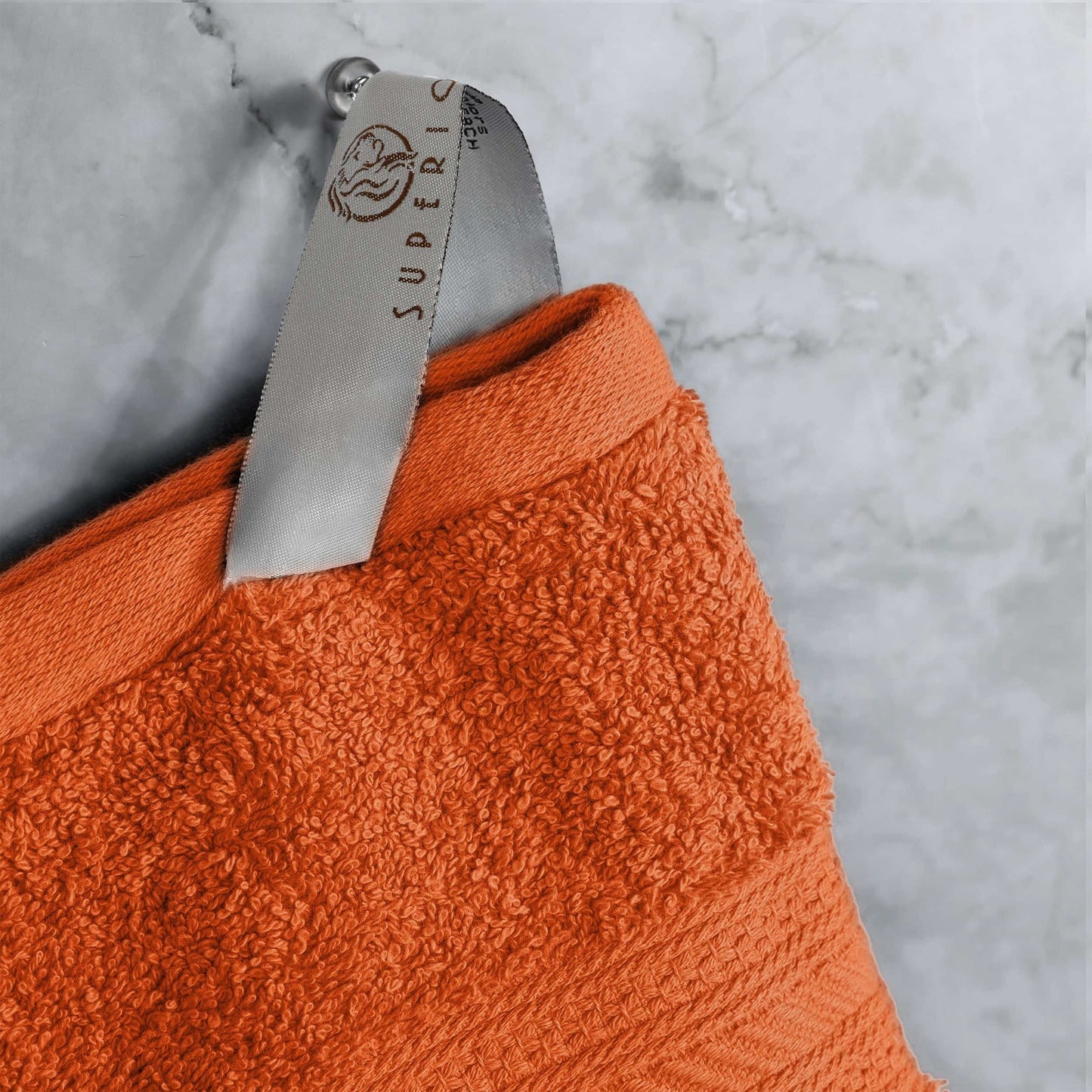 Ensemble de serviettes en coton peigné à longues fibres de qualité supérieure, 6 pièces