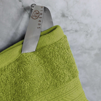 Ensemble de serviettes en coton peigné à longues fibres de qualité supérieure, 6 pièces