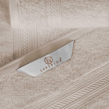 Ensemble de serviettes en coton peigné à longues fibres de qualité supérieure, 6 pièces