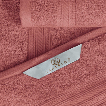Ensemble de serviettes en coton peigné à longues fibres de qualité supérieure, 6 pièces