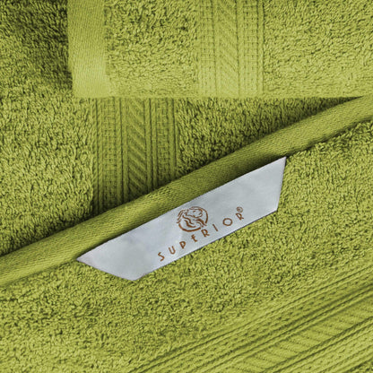 Ensemble de serviettes en coton peigné à longues fibres de qualité supérieure, 6 pièces