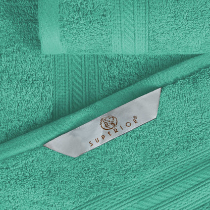 Ensemble de serviettes en coton peigné à longues fibres de qualité supérieure, 6 pièces