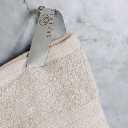 Ensemble de serviettes en coton peigné à longues fibres de qualité supérieure, 6 pièces