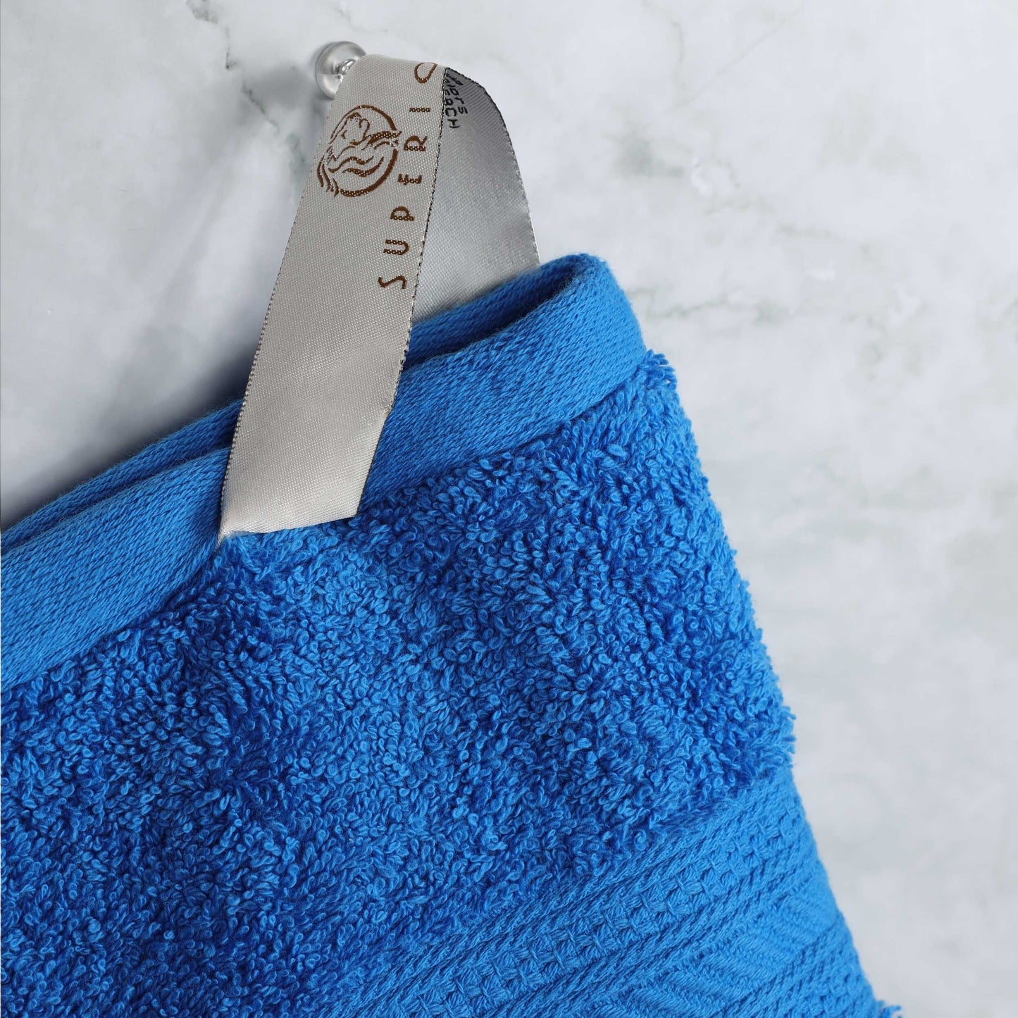 Ensemble de serviettes en coton peigné à longues fibres de qualité supérieure, 6 pièces