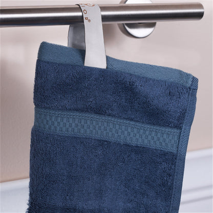 Ensemble de serviettes de bain de qualité supérieure, 8 pièces, en rayonne de bambou et coton
