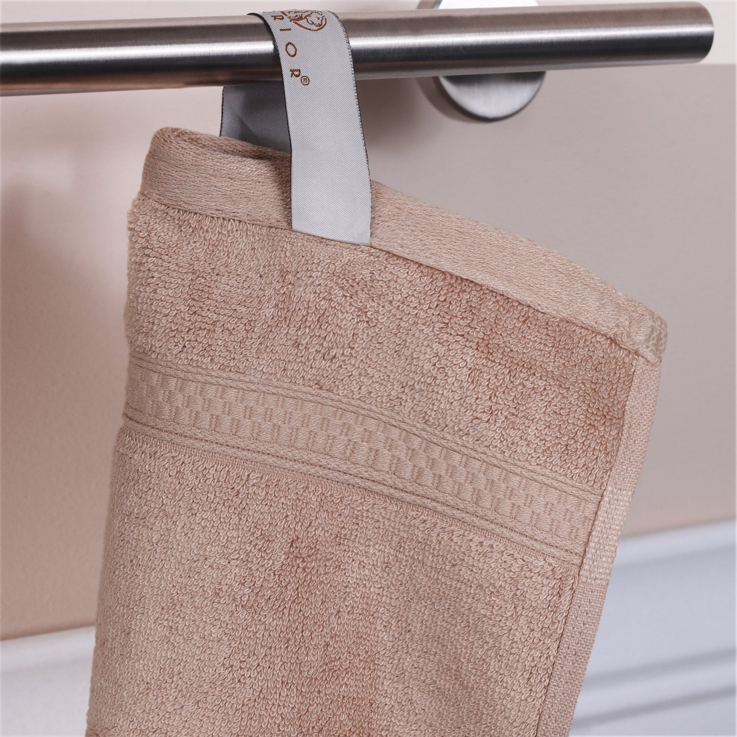 Ensemble de serviettes de bain de qualité supérieure, 8 pièces, en rayonne de bambou et coton