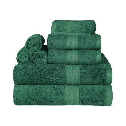 Ensemble de serviettes de bain de qualité supérieure, 8 pièces, en rayonne de bambou et coton