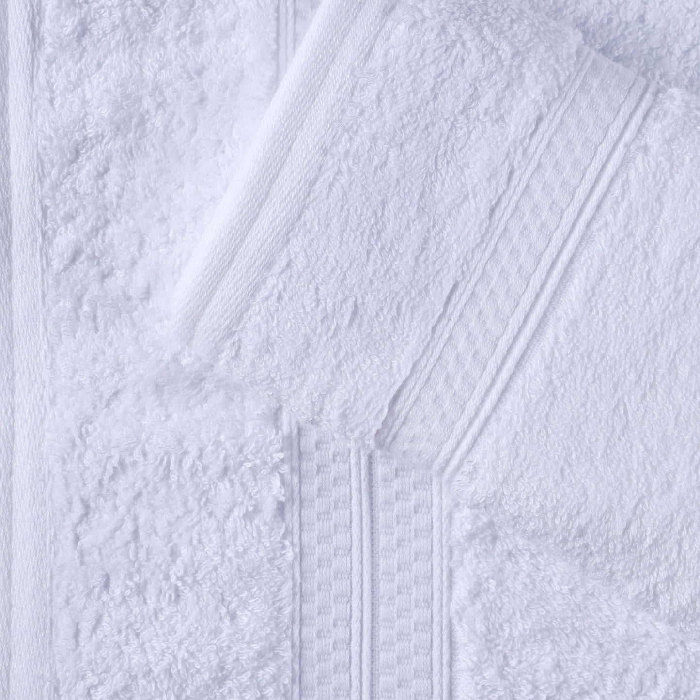 Ensemble de serviettes de bain de qualité supérieure, 8 pièces, en rayonne de bambou et coton