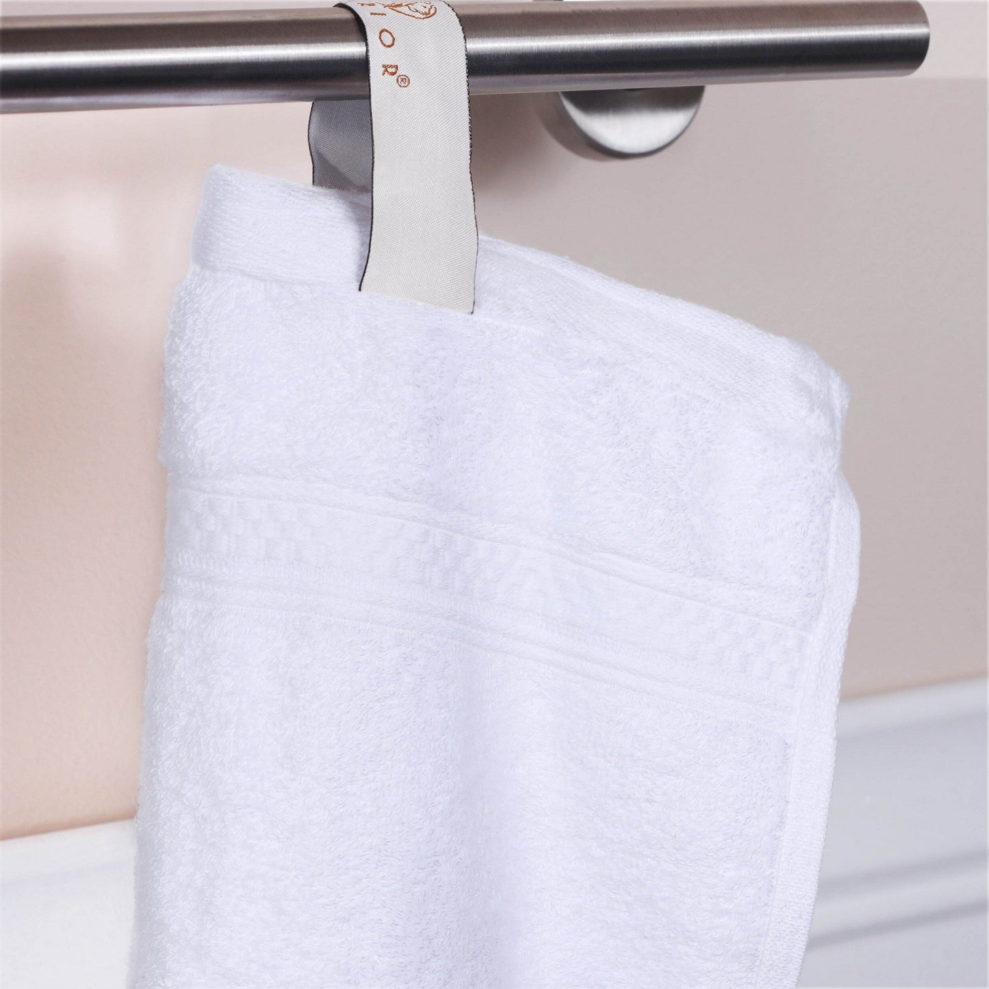 Ensemble de serviettes de bain de qualité supérieure, 8 pièces, en rayonne de bambou et coton