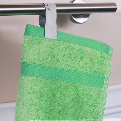 Ensemble de serviettes de bain de qualité supérieure, 8 pièces, en rayonne de bambou et coton