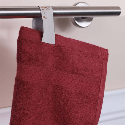 Ensemble de serviettes de bain de qualité supérieure, 8 pièces, en rayonne de bambou et coton