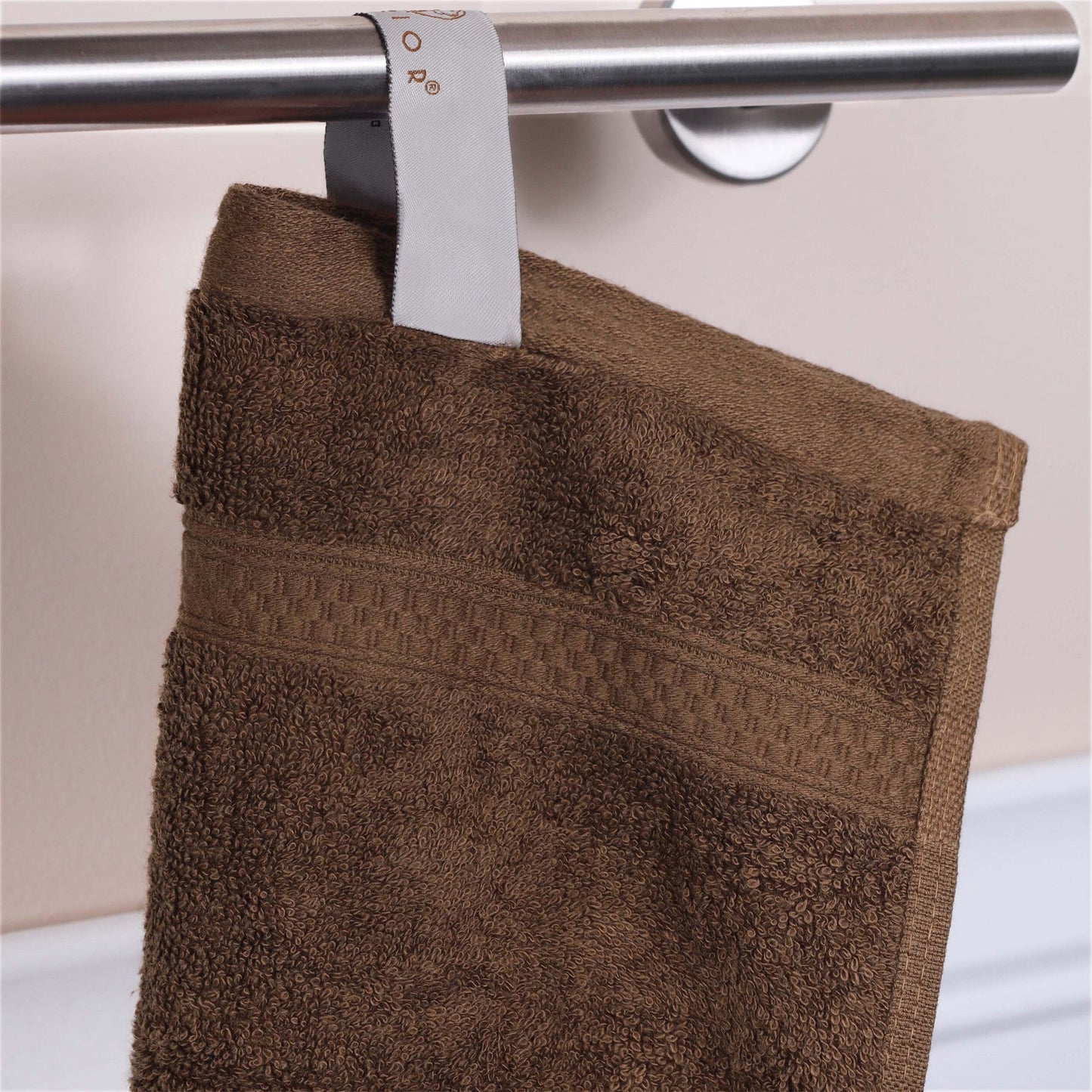 Ensemble de serviettes de bain de qualité supérieure, 8 pièces, en rayonne de bambou et coton
