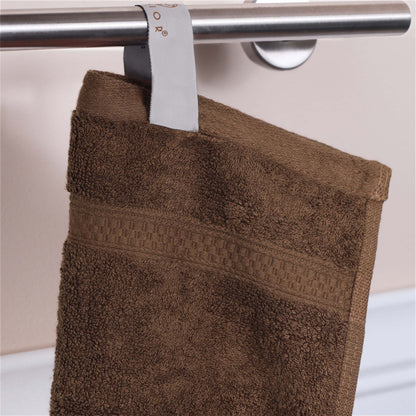 Ensemble de serviettes de bain de qualité supérieure, 8 pièces, en rayonne de bambou et coton