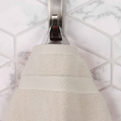Serviette de bain en coton absorbante de qualité supérieure, sans torsion (lot de 2)