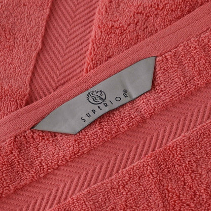 Serviette de bain en coton absorbante de qualité supérieure, sans torsion (lot de 2)