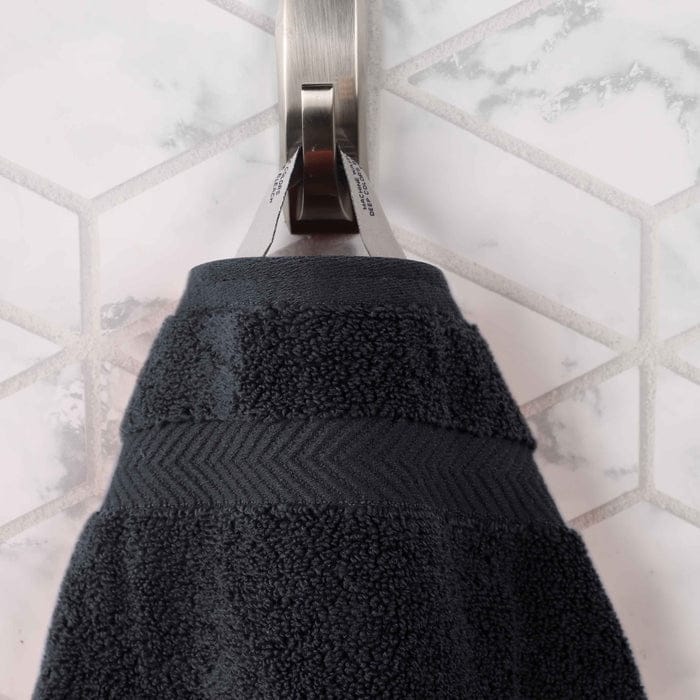 Serviette de bain en coton absorbante de qualité supérieure, sans torsion (lot de 2)